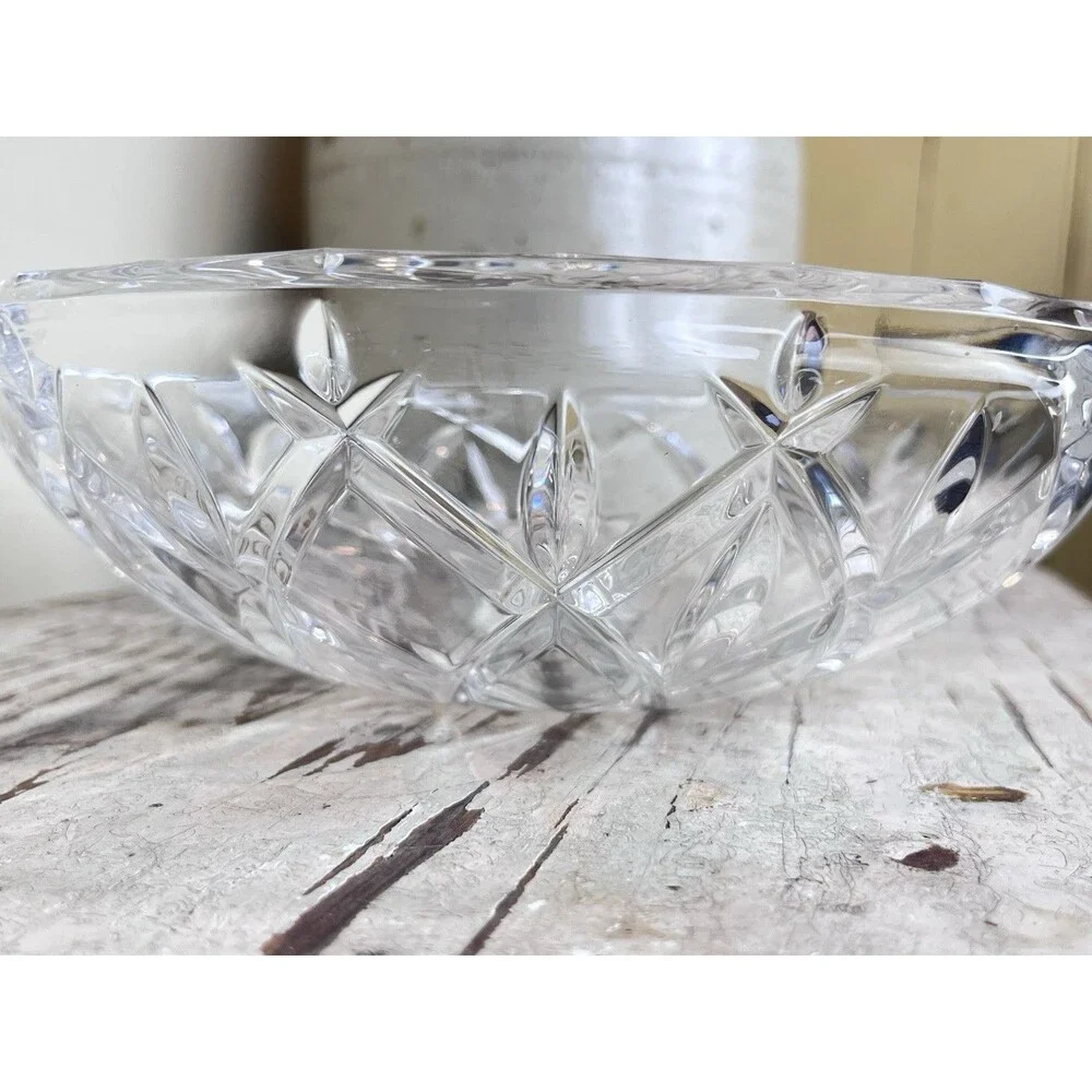 Vintage Gorham “Lady Anna” Lead Crystal Candy Bowl 8.25” Entertaining / Decor